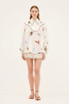 ALEMAIS MINA EMBROIDERED BLOUSE