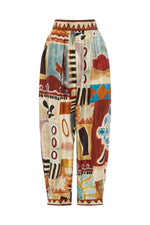 ALEMAIS MICHELLE TAPERED SILK PANT