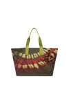 ALEMAIS SAFI TEXTURED PATCH BEACH TOTE