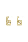 ALEMAIS LE JARDIN LONG SPIRAL EARRINGS