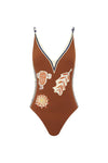 ALEMAIS SOLEIL D'AMOUR V NECK ONE PIECE
