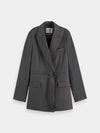 Scotch & Soda Core Belted Double Breasted Blazer