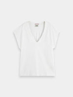 Scotch & Soda Core Slub V-Neck T-Shirt