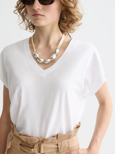 Scotch & Soda Core Slub V-Neck T-Shirt