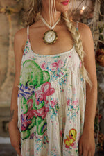 MAGNOLIA PEARL APPLIQUE VIANNEY SLIP DRESS
