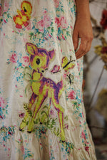 MAGNOLIA PEARL APPLIQUE VIANNEY SLIP DRESS