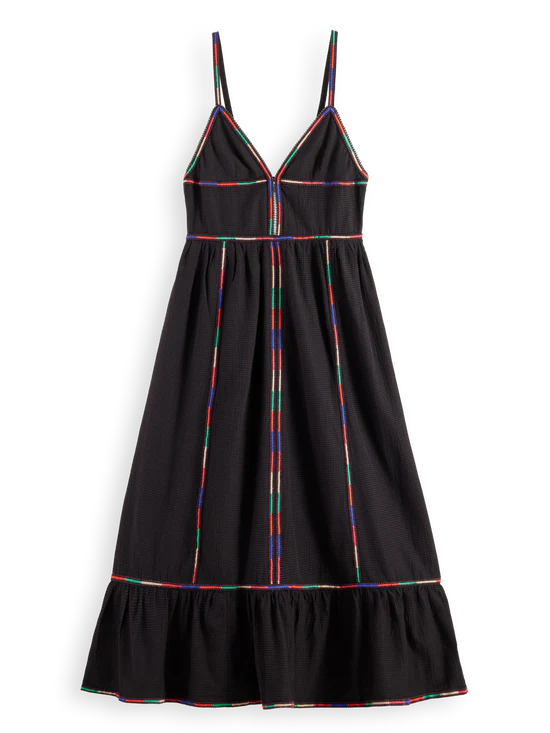 Scotch & Soda Embroidered Maxi Dress