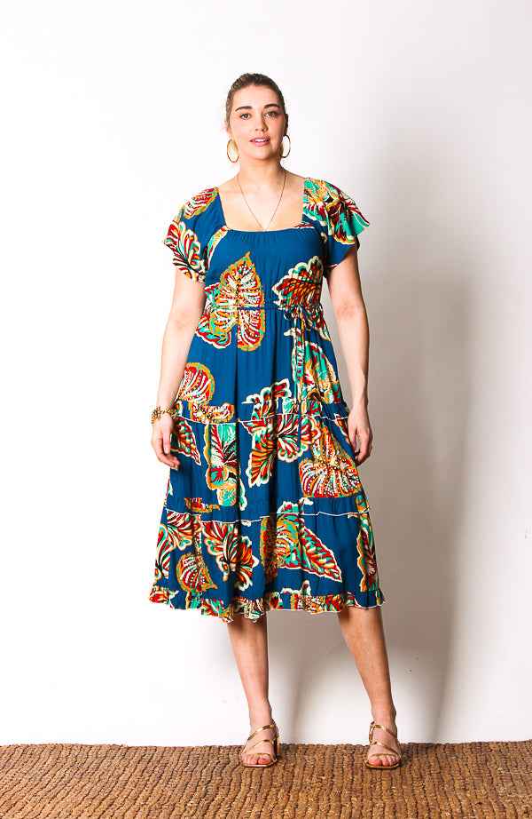 honeysuckle beach dress Siesta Mercedes honeysuckle Mila Jacquard Plunge Midi Product ID:AP1D105223_AA173_P whether that’s a trip Color:Hudson Blue
