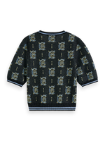 Scotch & Soda Jacquard Cropped Jumper