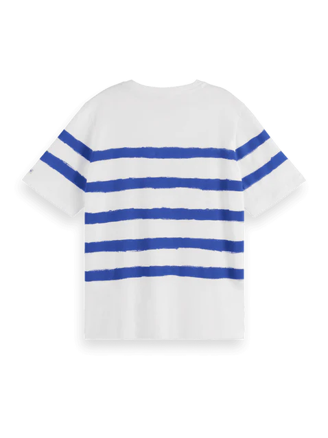 Scotch & Soda Breton Stripe Fit T-Shirt