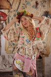 MAGNOLIA PEARL FLORAL APPLIQUE MONIQUE JACKET