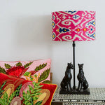 Ruby Star Drum Shade- Ikat