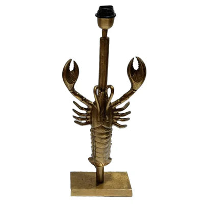 Ruby Star Lobster Lamp Base