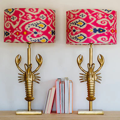 Ruby Star Lobster Lamp Base