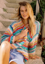 Les Tricots D'o Eloise Mohair Stripe Cardigan