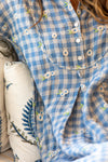 Mandalay Lee Gingham Shirtdress Midi