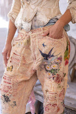 Magnolia Pearl Jacquard Applique Miner Pants