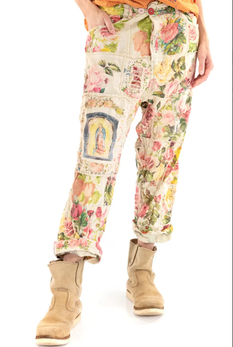 MAGNOLIA PEARL PATCHWORK MINERS PANTS