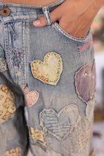 Magnolia Pearl I Heart You Miner Denims