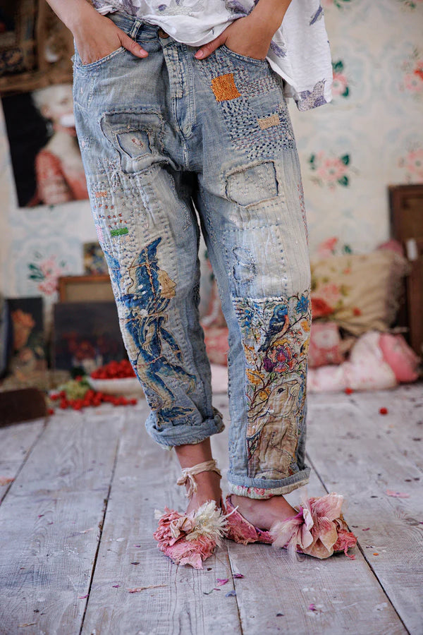 Magnolia Pearl QUILTED EDEN MINER DENIMS