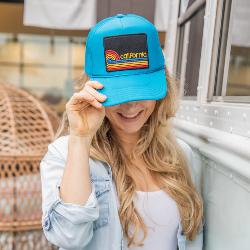 Port Sandz California Trucker Hat. MADE IN CALIIFORNIA, USA