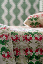 Lazybones King Pelargonium Sheet Set *organic cotton