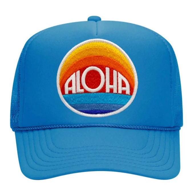 Port Sandz Aloha Trucker Hat. MADE IN CALIIFORNIA, USA