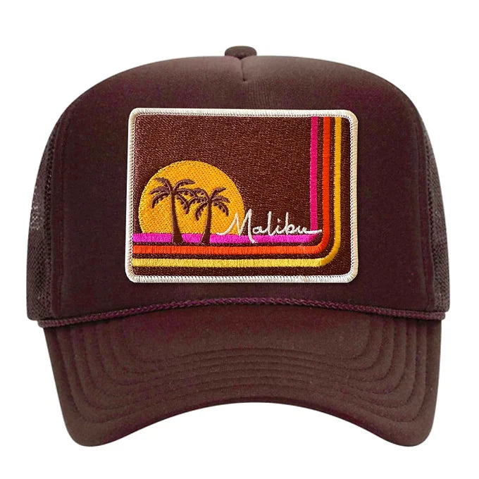 Port Sandz Malibu Trucker Hat. MADE IN CALIIFORNIA, USA