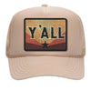 Port Sandz Y'all Trucker Hat. MADE IN CALIIFORNIA, USA