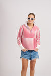 Rugby Frill Cotton Sweatshirt