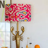 Ruby Star Drum Shade- Ikat