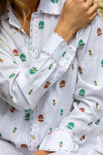 Mandalay Ditsy Flower Embroidered Shirt