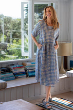 Mandalay Lee Gingham Flowers Dress
