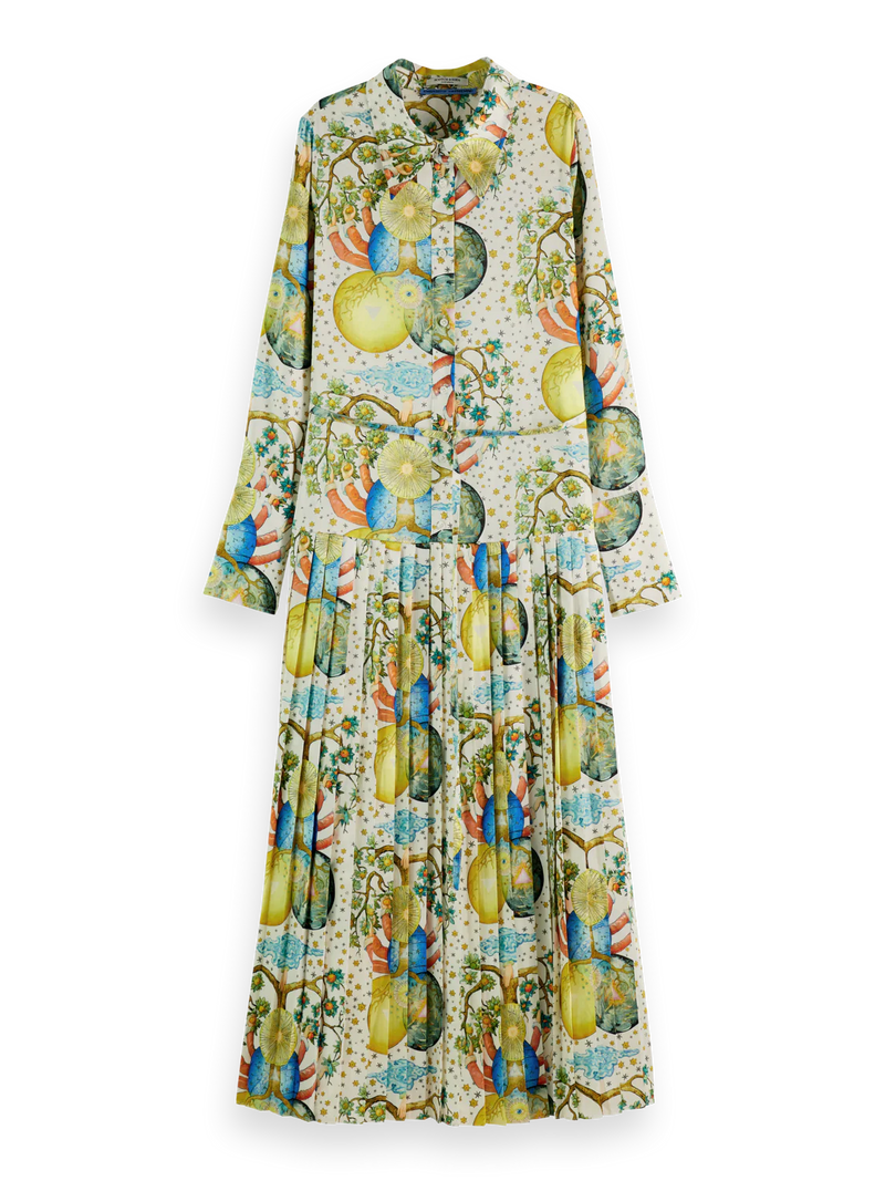 Scotch & Soda Maxi Pleat Dress