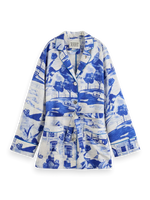 Scotch & Soda Printed Pyjama Blazer