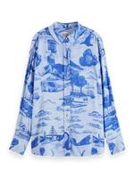 Scotch & Soda Printed Relaxed Fit Shirt