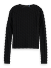 Scotch & Soda Textured Stitch Fitted Knit Jumper