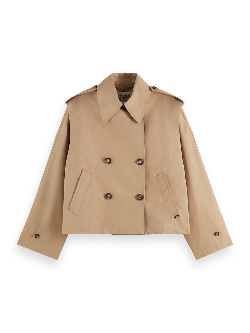 Scotch & Soda Short Trenchcoat