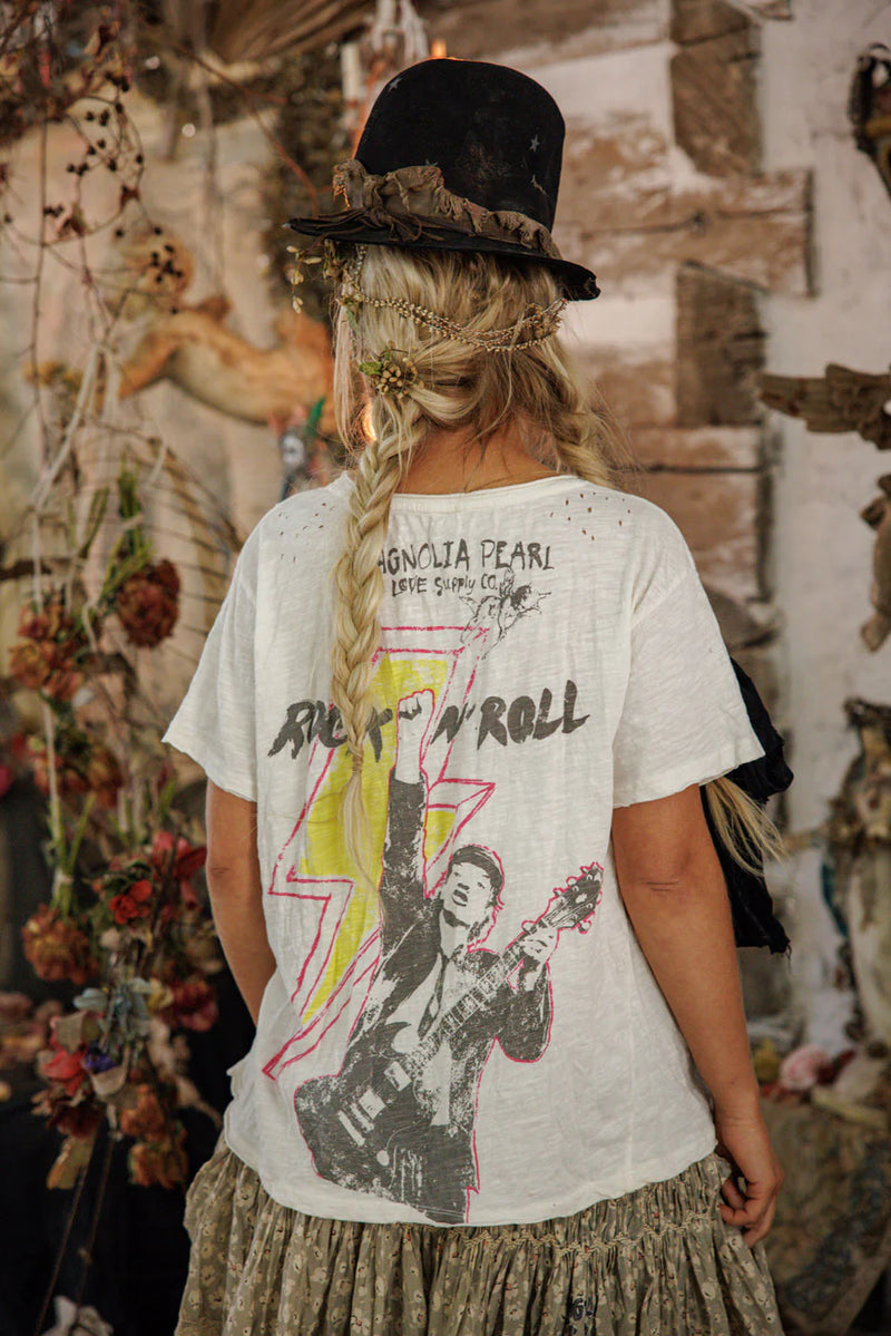 MAGNOLIA PEARL ACDC ROCK N ROLL T