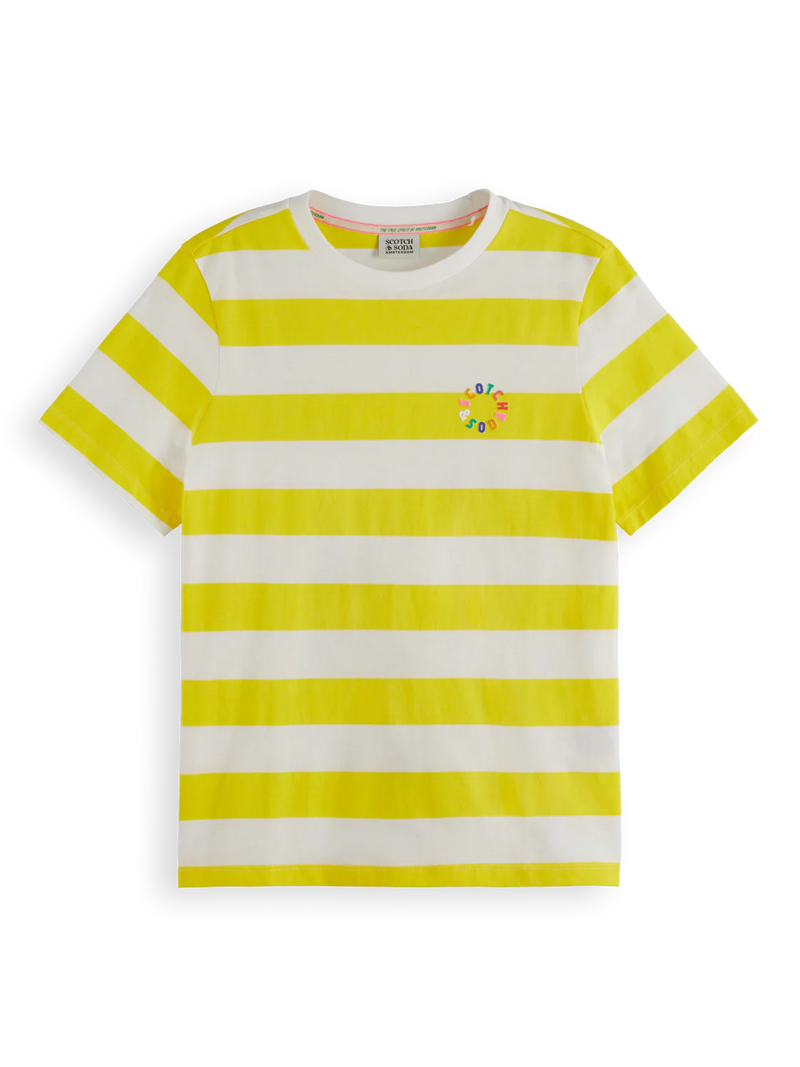 Scotch & Soda Regular Fit Striped T-Shirt