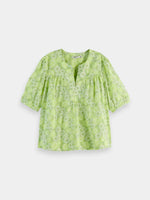 Scotch & Soda Printed Short Sleeve Top