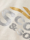 Scotch & Soda U-Neck Slub Foil Art T-Shirt