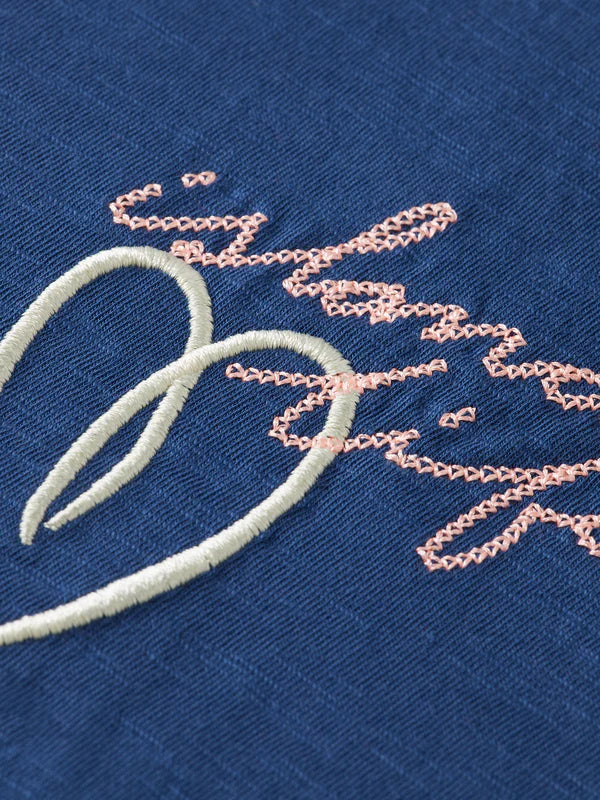 Scotch & Soda Embroidered Artwork T-Shirt