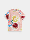 Scotch & Soda Printed Regular Fit T-Shirt