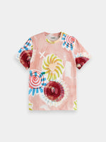 Scotch & Soda Printed Regular Fit T-Shirt