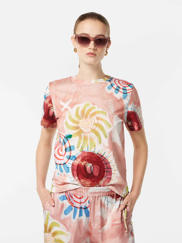Scotch & Soda Printed Regular Fit T-Shirt