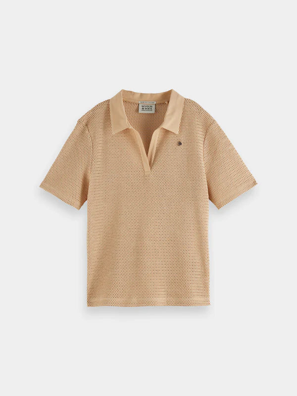 Scotch & Soda Crochet Polo