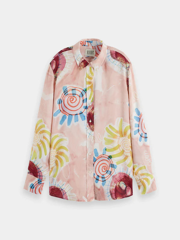Scotch & Soda Printed Relaxed Fit Shirt