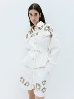 Scotch & Soda Embellished High Rise shorts
