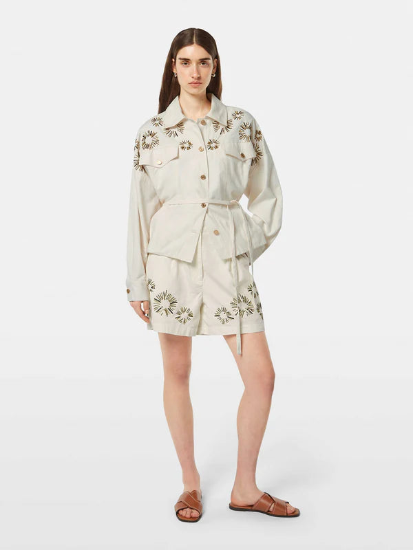 Scotch & Soda Embellished High Rise shorts